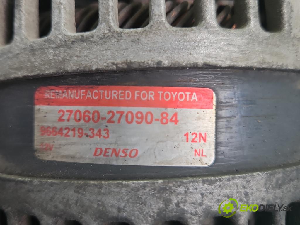 Toyota Corolla Verso II 2004-2009 2.0 D4D 116 HP manual 85 kW 1995 cm3 5- Alternator 27060-27090 (Alternátor)