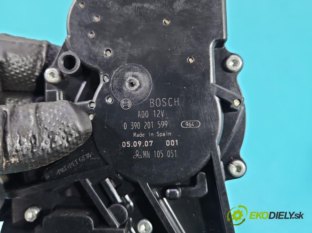 Mitsubishi Colt Z30 VI 2004-2012 1.3 16V 95 HP manual 70 kW 1332 cm3 5- motor stieračov zadné 0390201599
