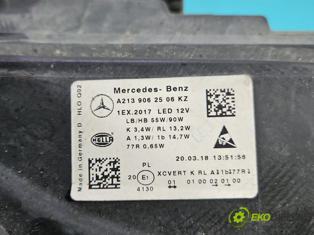 Mercedes E W213 2016-2023 2.0 cdi 654920 194KM automatic 143 kW 1950 cm3 5- světlo levý 2139062506 (Klika dveří ostatní)