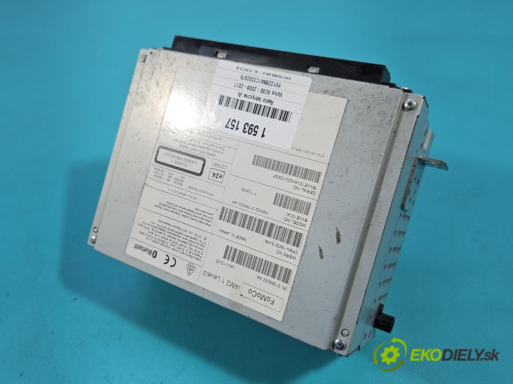 Volvo XC60 I 2008-2017 2.0d 163 HP manual 120 kW 1984 cm3 5- Radio originál 31358292