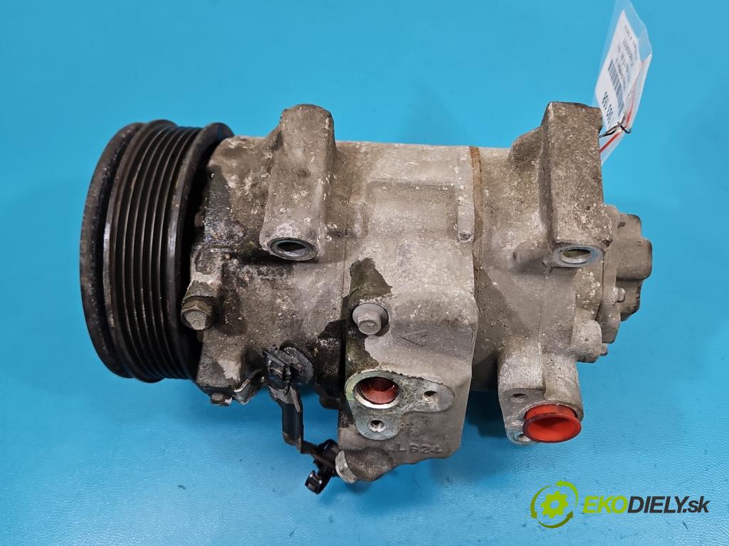Toyota Corolla E15 2007-2014 1.6 vvti 132  HP manual 97 kW 1598 cm3 4- Kompresor: klimatizácie 447260-1496 (Kompresor klimatizácie)