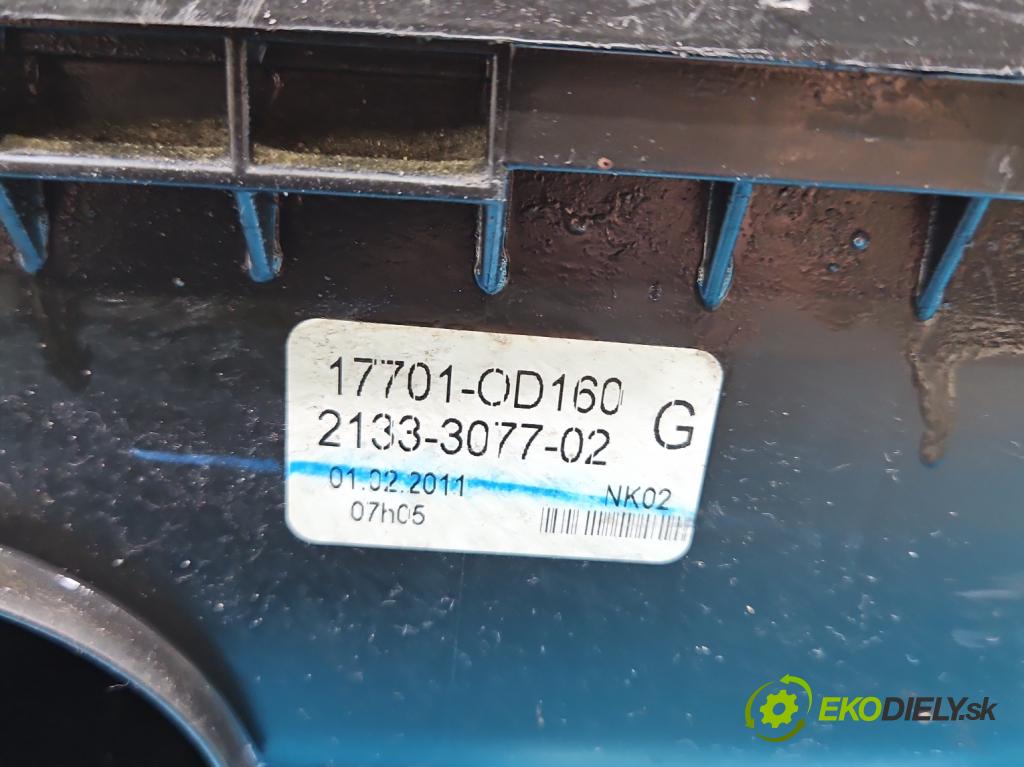 Toyota Corolla E15 2007-2014 1.6 vvti 132  HP manual 97 kW 1598 cm3 4- obal filtra vzduchu 17705-0T090 (Obal vzduchového filtra)