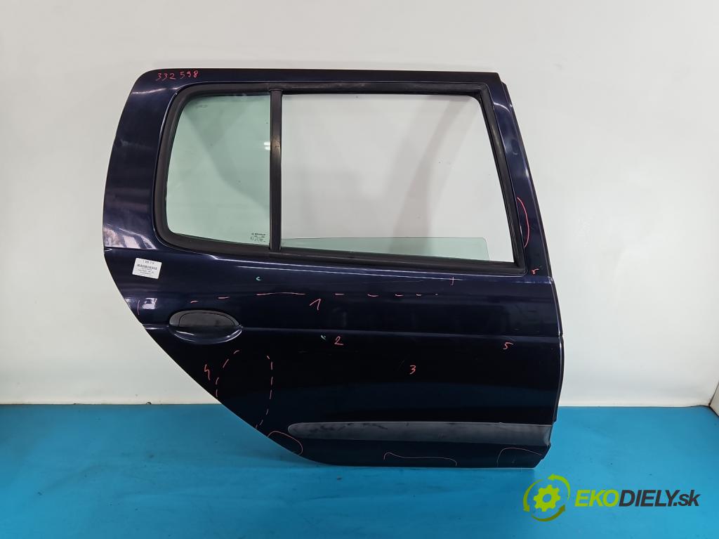 Renault Megane I 1995-2003 1.6 16V 107 HP manual 79 kW 1598 cm3 5- dvere zadné pravé  (Kľučka dverí ostatné)