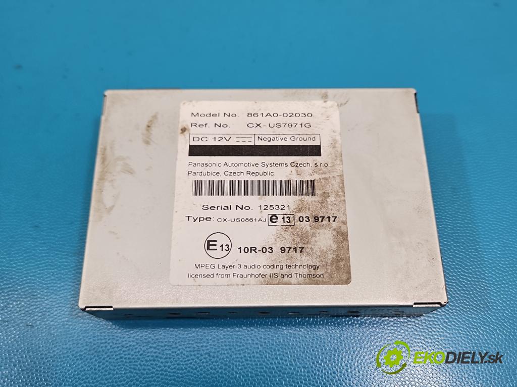 Toyota Corolla E15 2007-2014 1.6 vvti 132  HP manual 97 kW 1598 cm3 4- riadiaca jednotka ostatné 861A0-02030