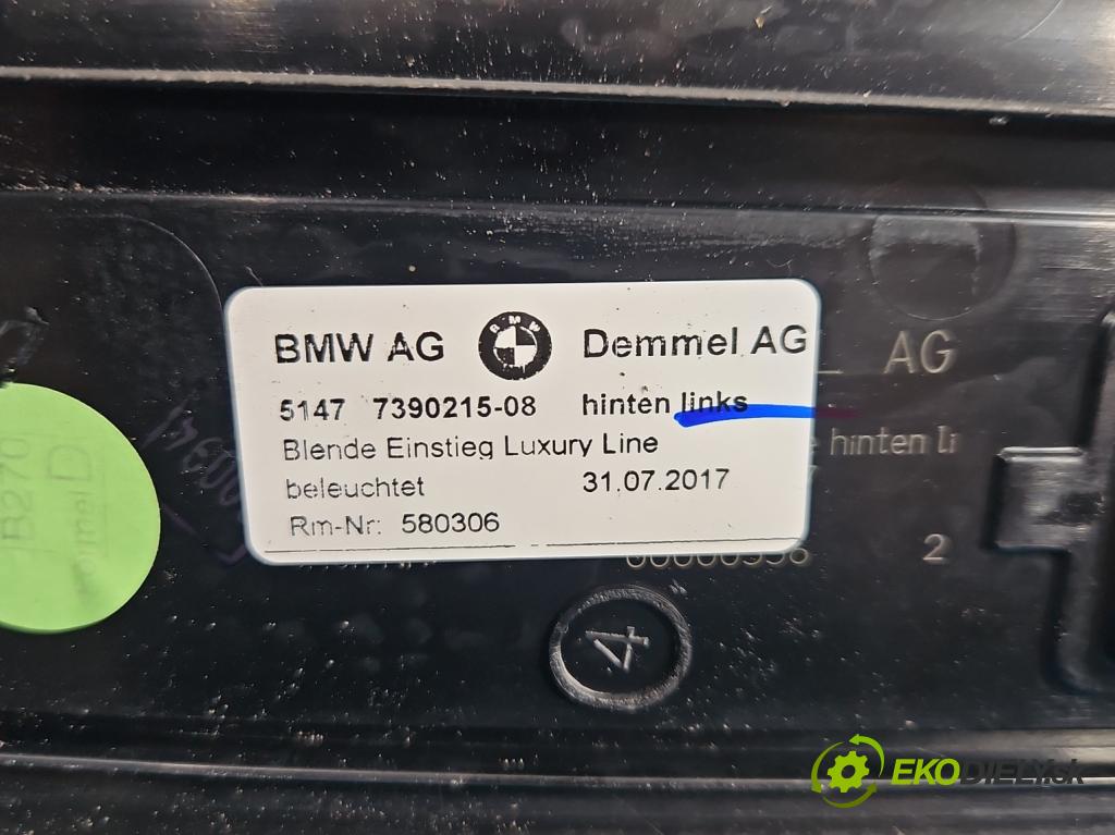 Bmw 5 G30 2017-2024 2.0d 190 HP automatic 140 kW 1995 cm3 5- lišta karoséria: ostatné 7390215-08