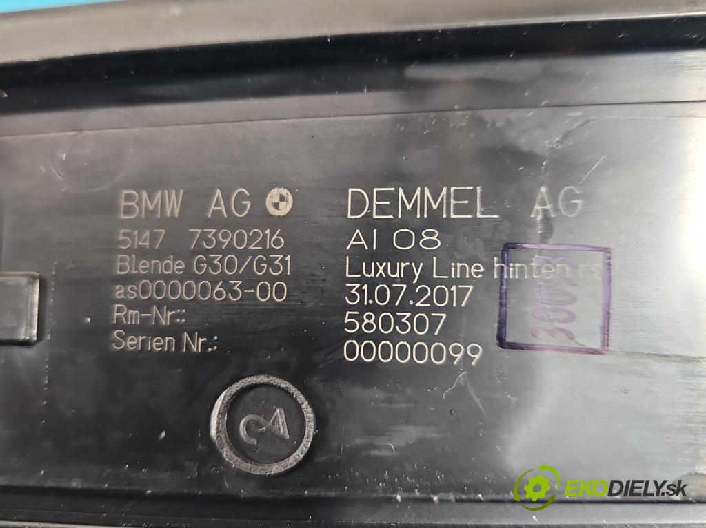Bmw 5 G30 2017-2024 2.0d 190 HP automatic 140 kW 1995 cm3 5- lišta karoséria: ostatné 7390216