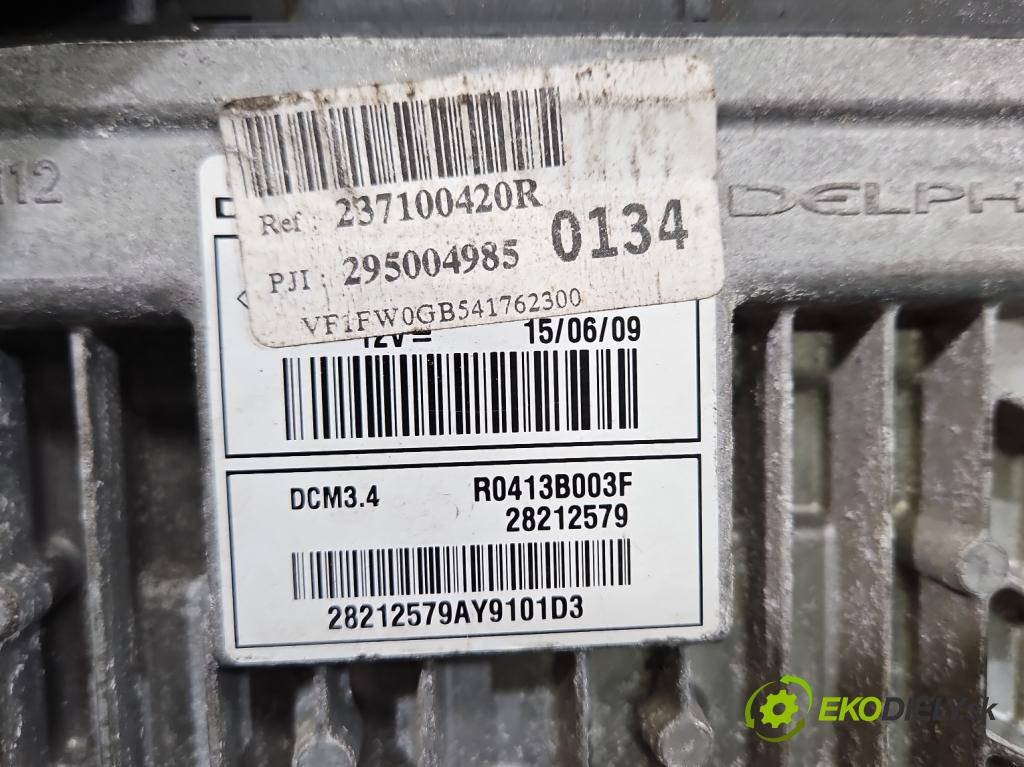 Renault Kangoo II 2008- 1.5 dci 90 HP manual 66 kW 1461 cm3 5- riadiaca jednotka motora 237100420R