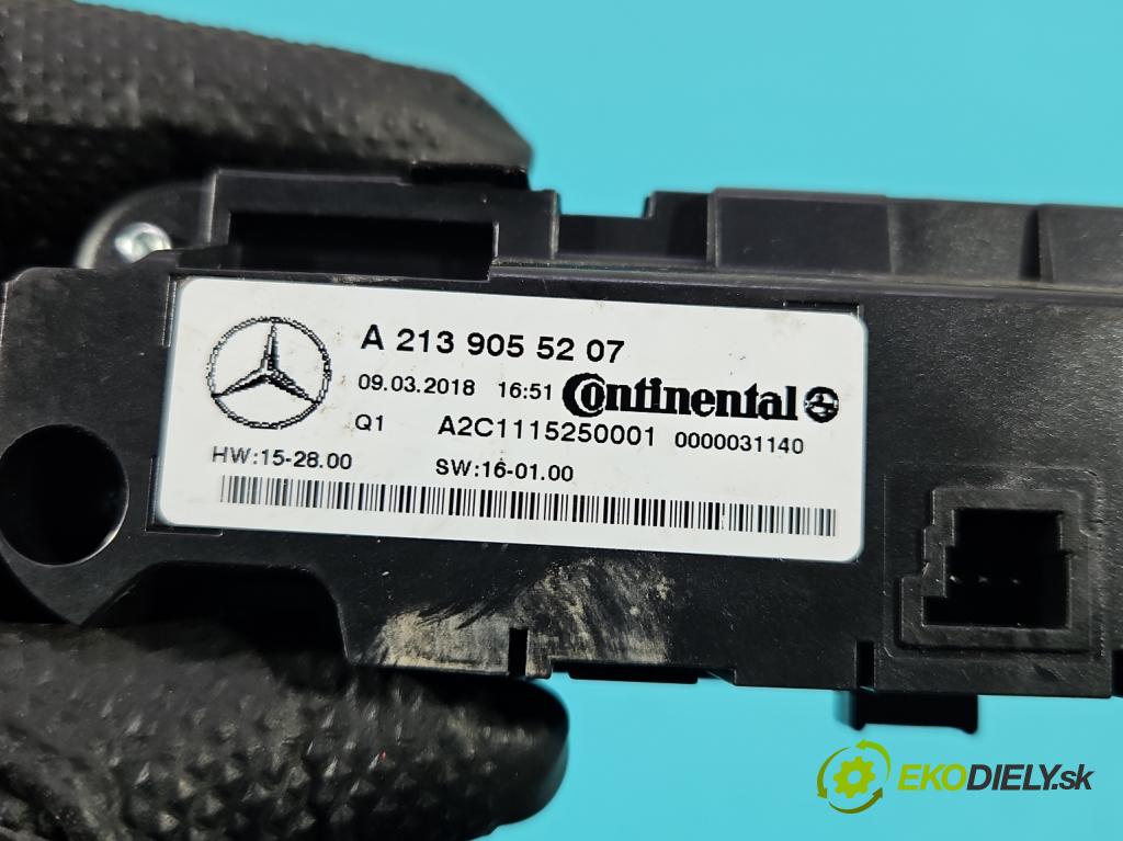 Mercedes E W213 2016-2023 2.0 cdi 654920 194KM: automatic 143 kW 1950 cm3 5- panel kúrenia A2139055207