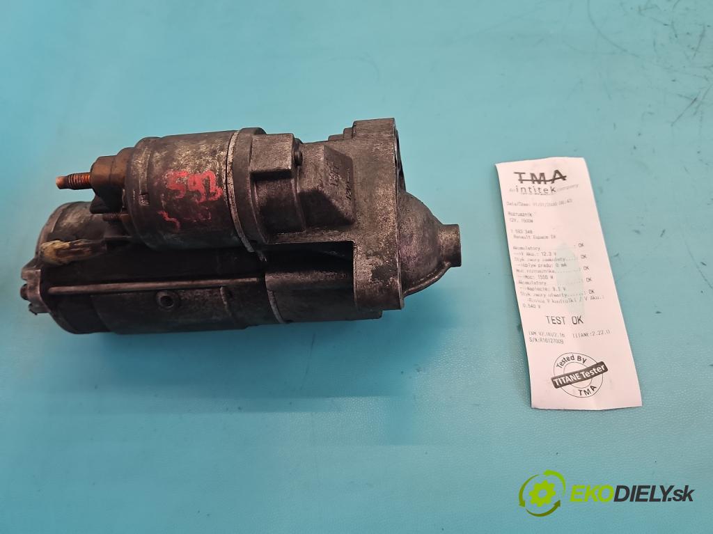 Renault Espace IV 2003-2014 2.2 dci 150 hp manual 110 kW 2188 cm3 5- startér: 8200237594 (Startér)