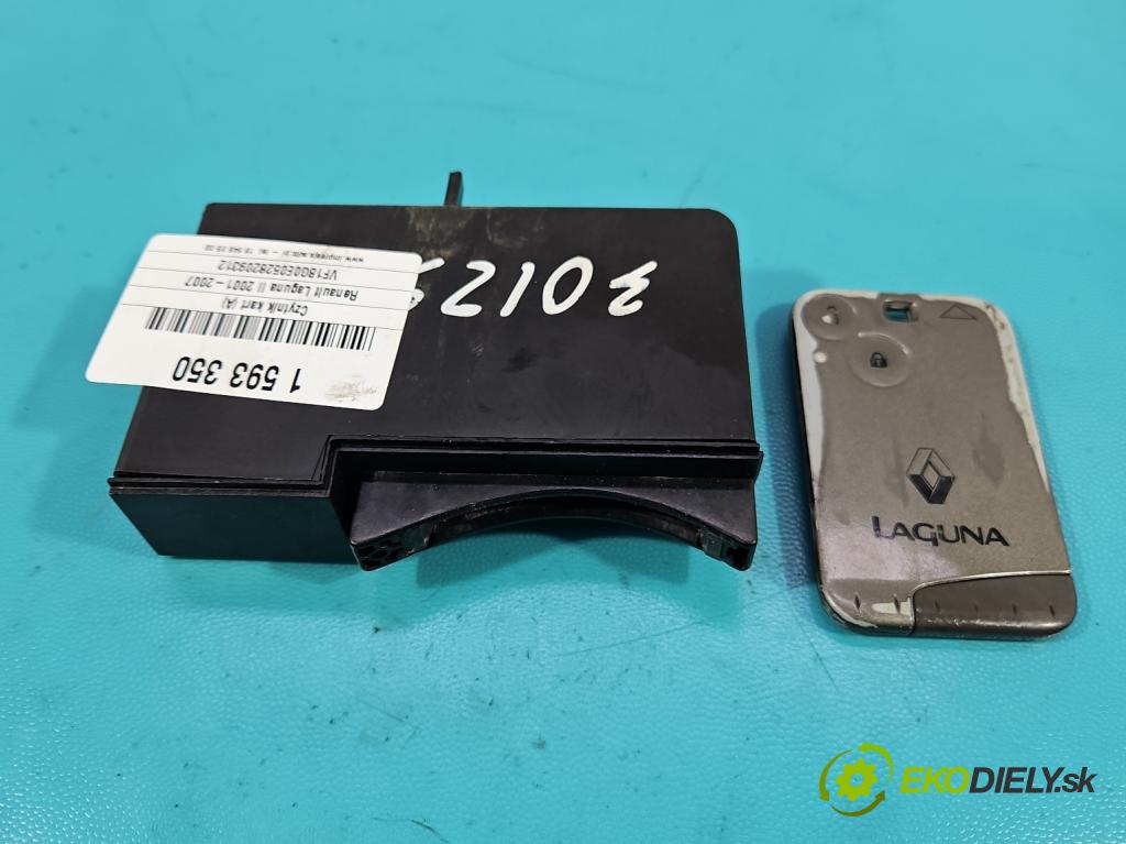 Renault Laguna II 2001-2007 1.9 dci 102 HP manual 75 kW 1870 cm3 5- Čitateľ: kárt 8200224594