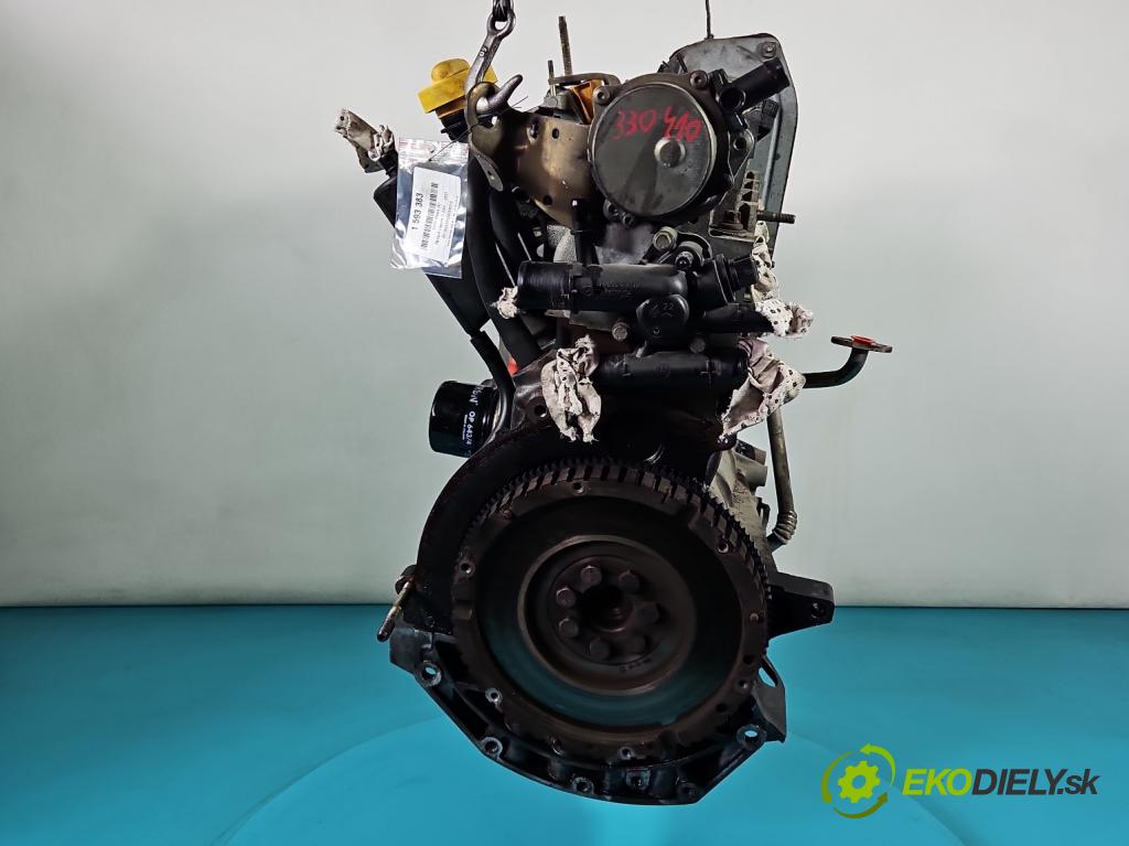 Renault Laguna II 2001-2007 1.9 dci 102 hp manual 75 kW 1870 cm3 5- motor diesla F9K