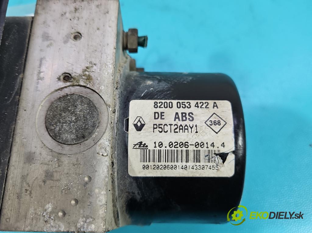 Renault Laguna II 2001-2007 1.9 dci 102 hp manual 75 kW 1870 cm3 5- čerpadlo abs 8200053422A (Pumpa ABS)