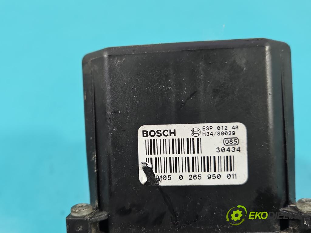 Audi A4 B6 2000-2004 1.9 tdi 101 hp manual 74 kW 1896 cm3 5- čerpadlo abs 0265950011 (Pumpa ABS)