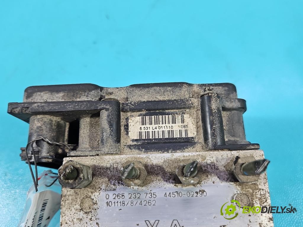 Toyota Corolla E15 2007-2014 1.6 vvti 132 hp manual 97 kW 1598 cm3 4- čerpadlo abs 0265232735 (Pumpa ABS)