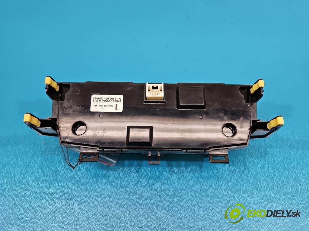 Toyota Verso 2009-2018 2.2 d4d 2AD 150 HP automatic 110 kW 2231 cm3 5- panel kúrenia 55900-0F081-A