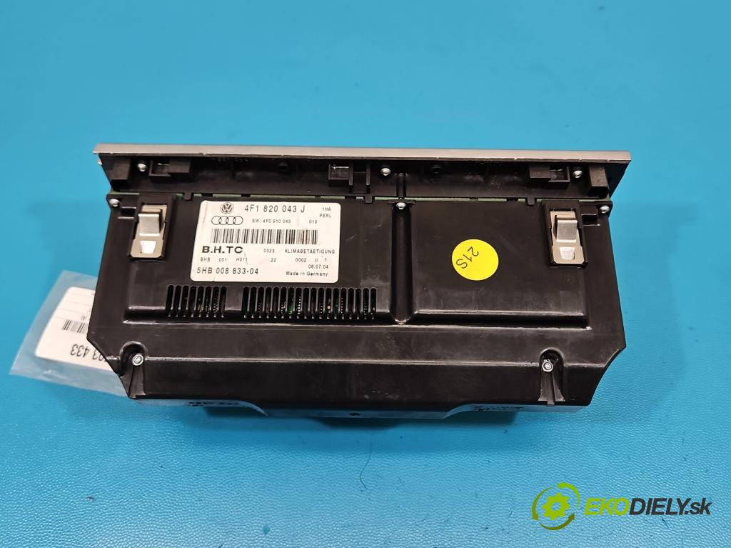 Audi A6 C6 2004-2011 3.0 tdi 224hp automatic 165 kW 2967 cm3 4- panel kúrenia 4F1820043J