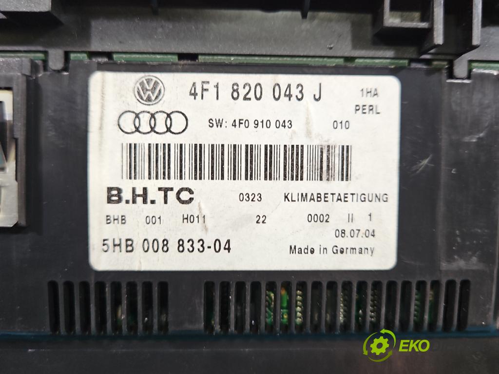 Audi A6 C6 2004-2011 3.0 tdi 224hp automatic 165 kW 2967 cm3 4- panel kúrenia 4F1820043J