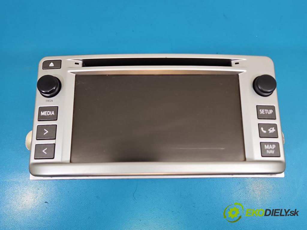 Toyota Verso 2009-2018 2.2 d4d 2AD 150 HP automatic 110 kW 2231 cm3 5- Radio originál 86140-0F010