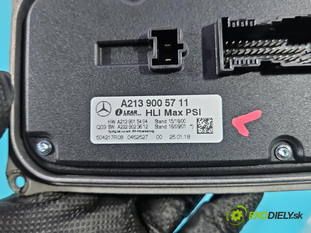 Mercedes E W213 2016-2023 2.0 cdi 654920 194KM automatic 143 kW 1950 cm3 5- modul lampy: A2139005711