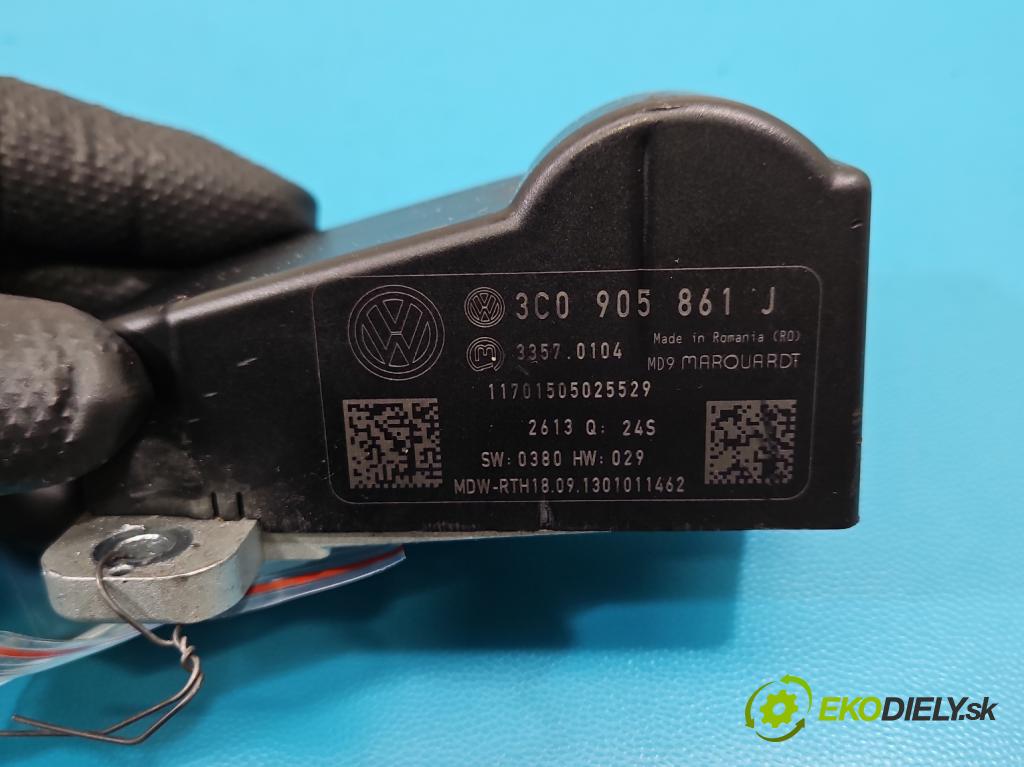 Vw Passat B7 2010-2014 1.6 tdi 105 HP manual 77 kW 1598 cm3 5- Blokáda: řízení: 3C0905861J (Riadenie ostatné)
