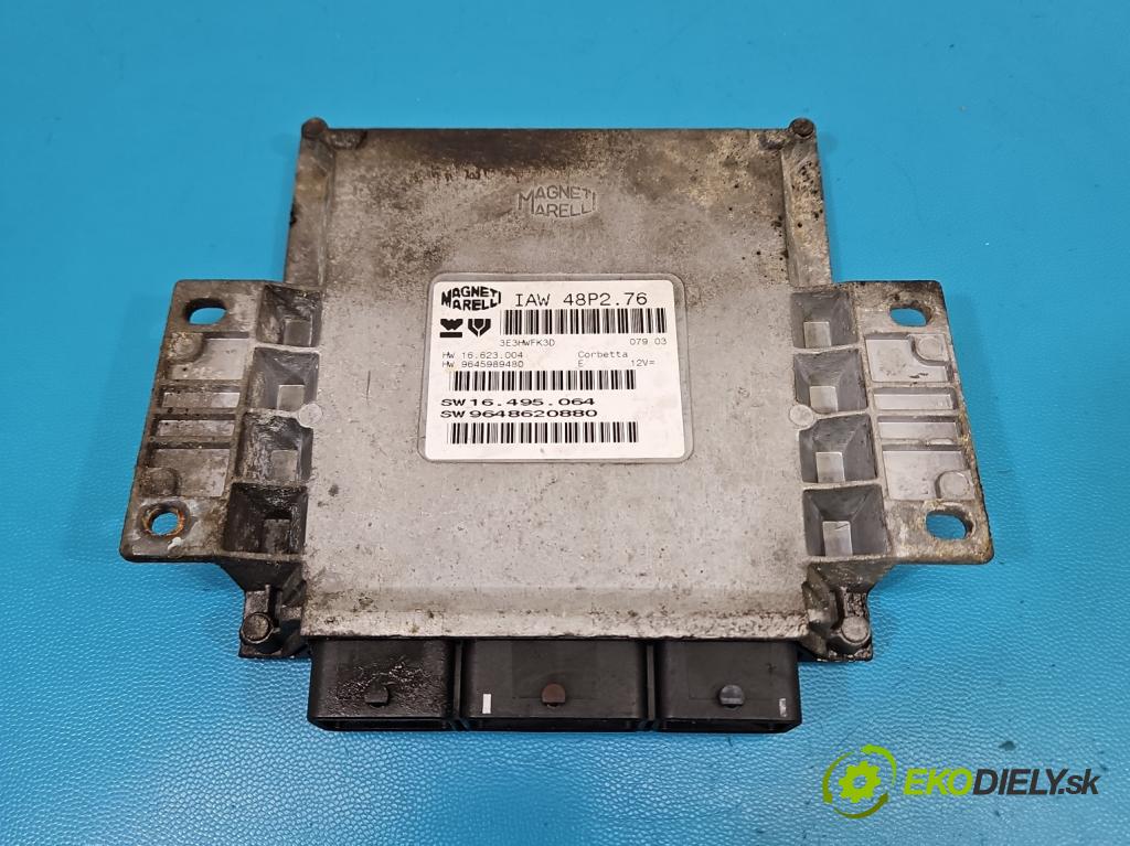 Peugeot 206 1.1 8V 60 HP manual 44 kW 1124 cm3 3- riadiaca jednotka motora IAW 48P2.76