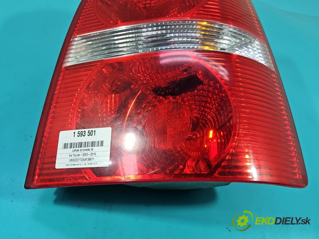 Vw Touran I 2003-2015 2.0 tdi 136 HP manual 100 kW 1968 cm3 5- svetlo / reflektor zadné pravé 1T0945096G (Kľučka dverí ostatné)
