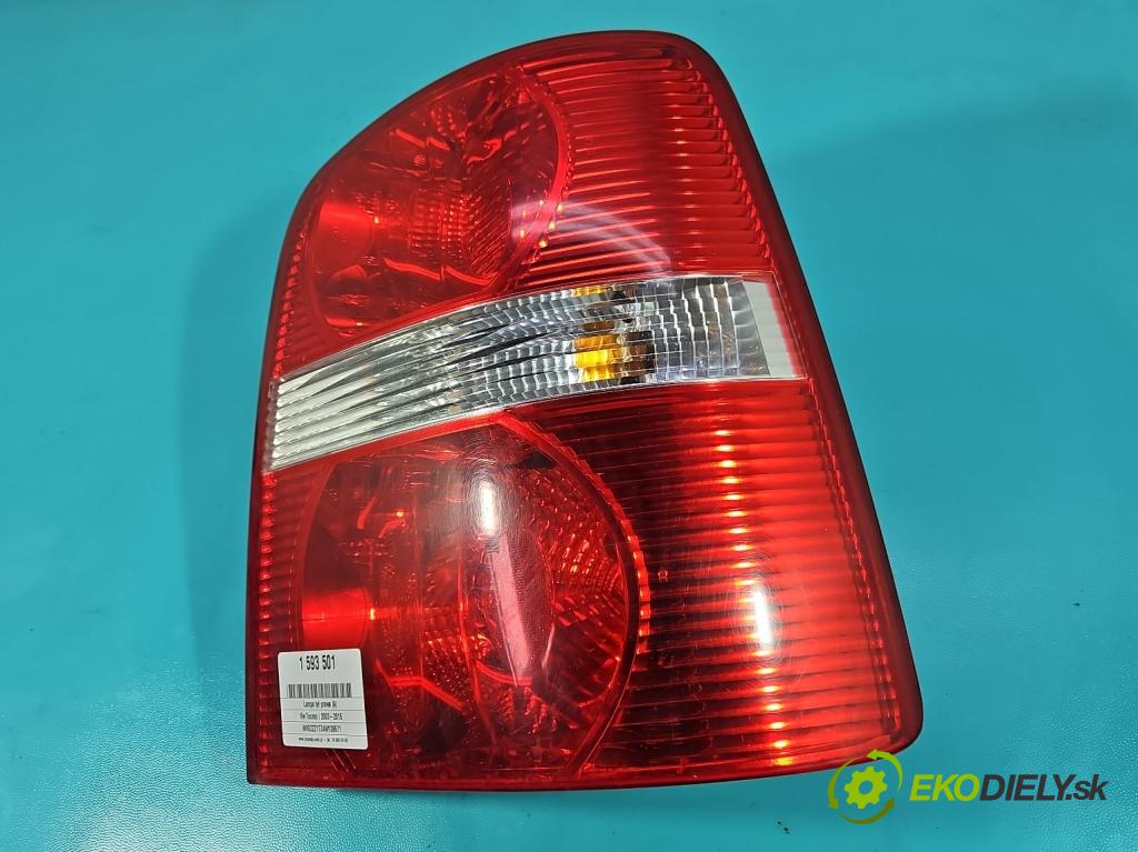 Vw Touran I 2003-2015 2.0 tdi 136 HP manual 100 kW 1968 cm3 5- svetlo / reflektor zadné pravé 1T0945096G (Kľučka dverí ostatné)