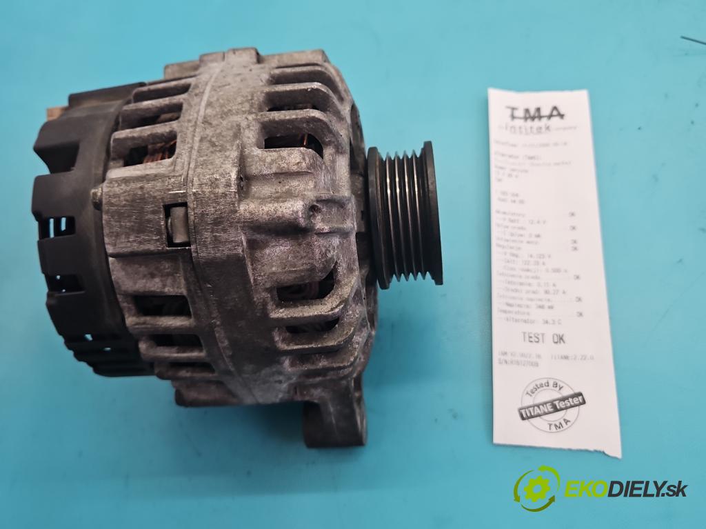 Audi A4 B5 1994-2001 1.6 8V 101 hp manual 74 kW 1595 cm3 4- Alternator 06B903016D (Alternátor)