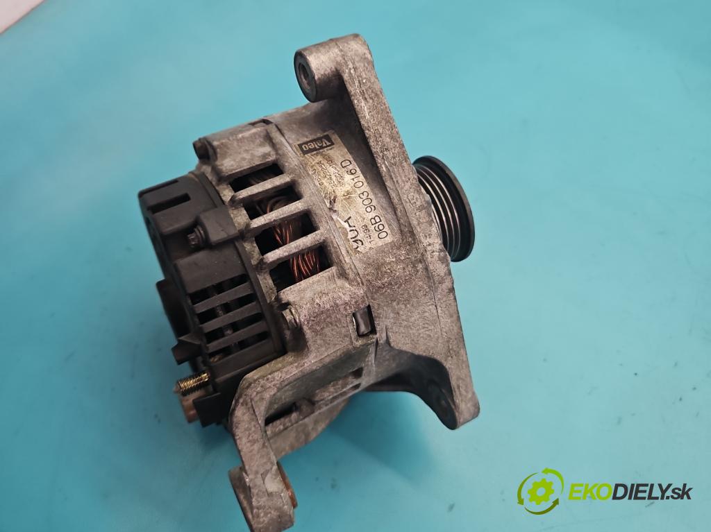 Audi A4 B5 1994-2001 1.6 8V 101 HP manual 74 kW 1595 cm3 4- Alternator 06B903016D (Alternátor)