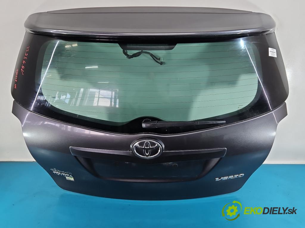 Toyota Verso 2009-2018 2.2 d4d 2AD 150 HP automatic 110 kW 2231 cm3 5- zadna kufor  (Kapota zadná (kufor))