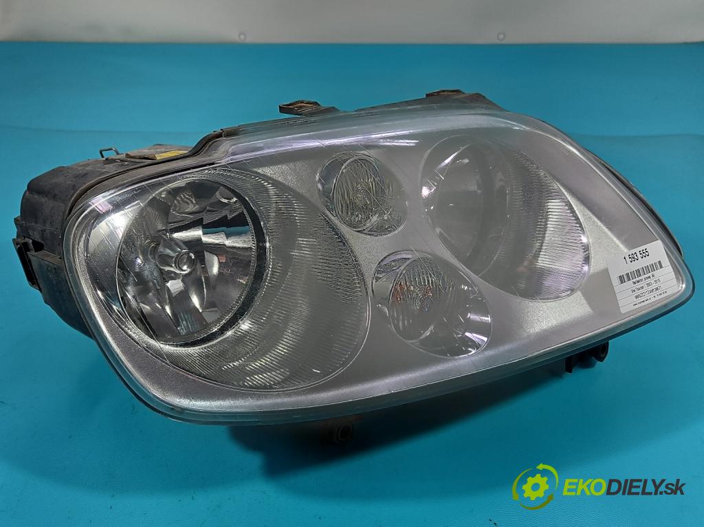 Vw Touran I 2003-2015 2.0 tdi 136 HP manual 100 kW 1968 cm3 5- Reflektor: pravý 0301205202 (Svetlo predné pravé)
