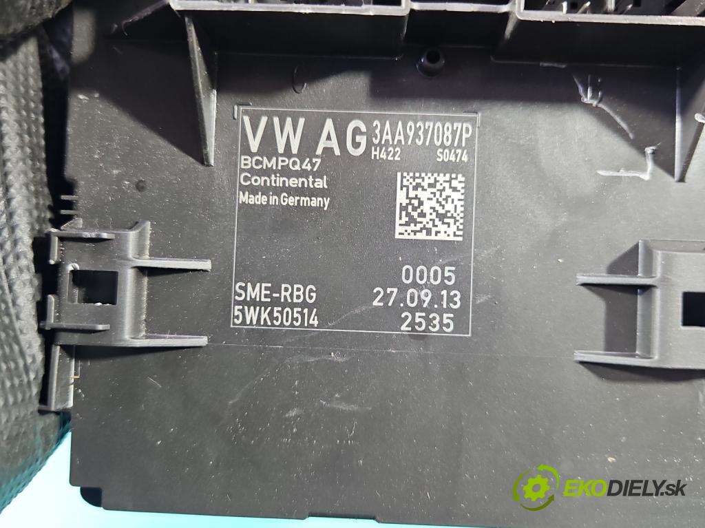 Vw Passat B7 2010-2014 1.6 tdi 105 hp manual 77 kW 1598 cm3 5- řídící jednotka komfortu 3AA937087P