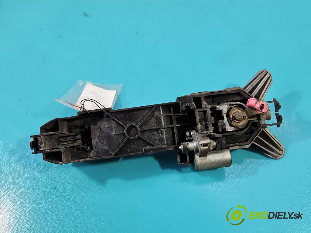 Nissan Note I 2006-2012 1.5 dci 86 HP manual 63 kW 1461 cm3 5- rukoväť predné ľavé mimo:  (Kľučka dverí vonkajšia predná ľavá)