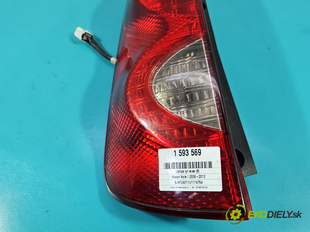 Nissan Note I 2006-2012 1.5 dci 86 hp manual 63 kW 1461 cm3 5- světlo zadní levé blatník: