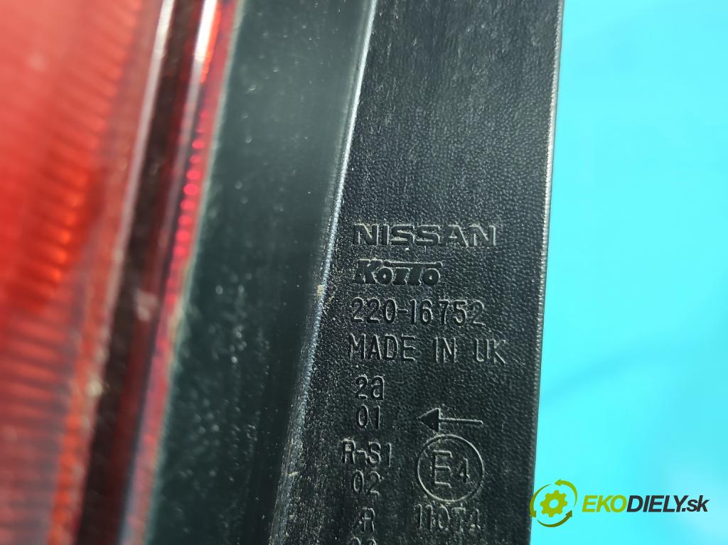 Nissan Note I 2006-2012 1.5 dci 86 hp manual 63 kW 1461 cm3 5- světlo zadní levé blatník: