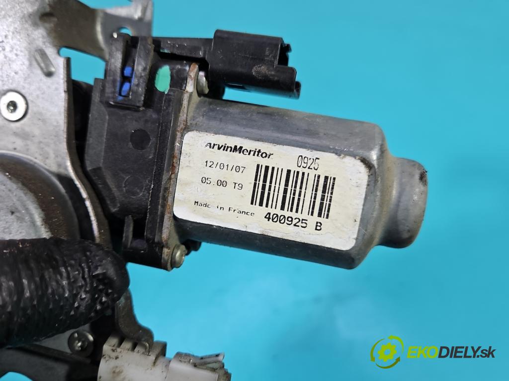 Nissan Note I 2006-2012 1.5 dci 86 HP manual 63 kW 1461 cm3 5- mechanizmus okna predné ľavý