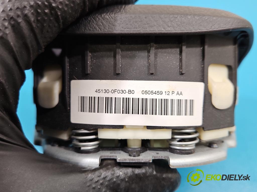Toyota Verso 2009-2018 2.2 d4d 2AD 150 HP automatic 110 kW 2231 cm3 5- airbag vzduch: Řidiči: 45130-0F030-B0 (Airbag)
