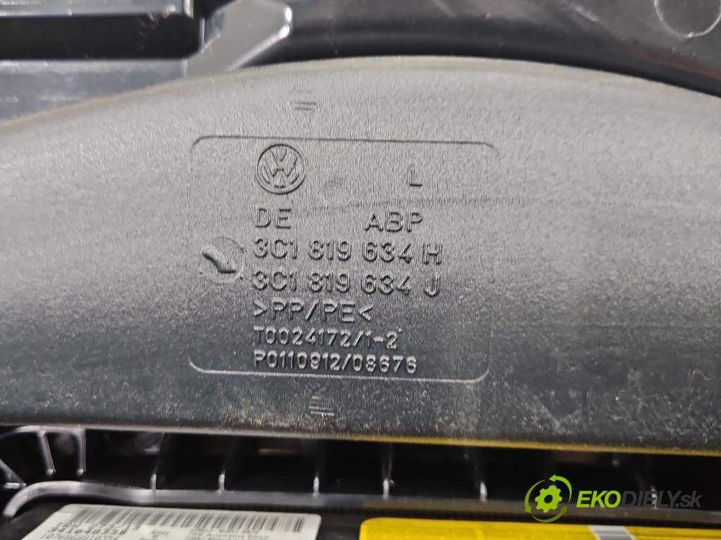 Vw Passat B7 2010-2014 1.6 tdi 105 HP manual 77 kW 1598 cm3 5- kokpit,pristrojová doska rozdeľovacia