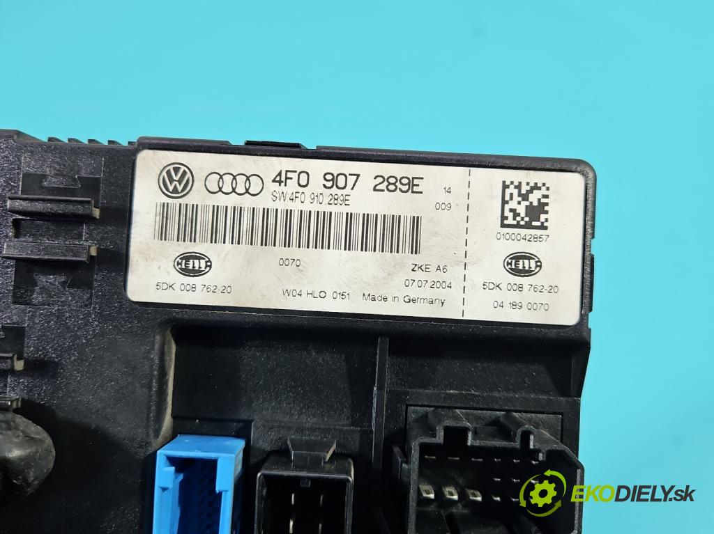 Audi A6 C6 2004-2011 3.0 tdi 224 hp automatic 165 kW 2967 cm3 4- řídící jednotka komfortu 4F0907289E