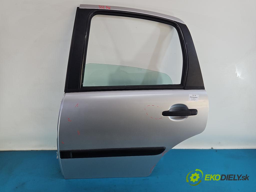 Citroen C3 I 2002-2009 1.1 8V 60 HP manual 44 kW 1124 cm3 5- dvere zadné ľavé  (Kľučka dverí ostatné)