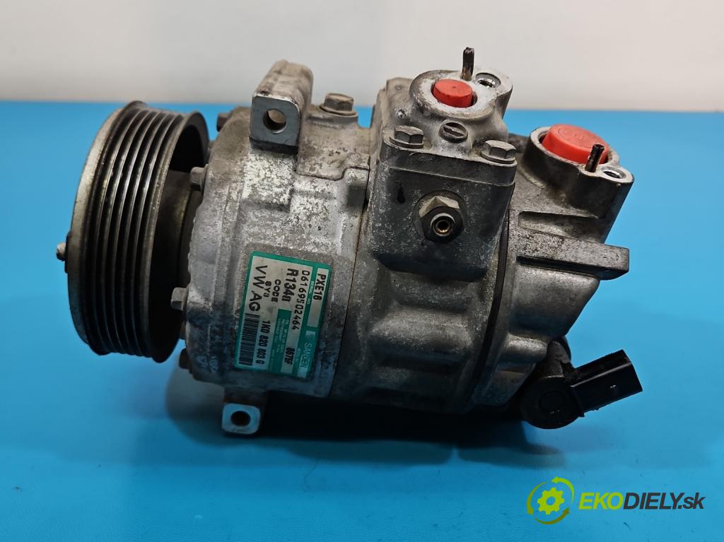 Vw Touran I 2003-2015 2.0 tdi 136 HP manual 100 kW 1968 cm3 5- Kompresor: klimatizácie 1K0820803G (Kompresor klimatizácie)