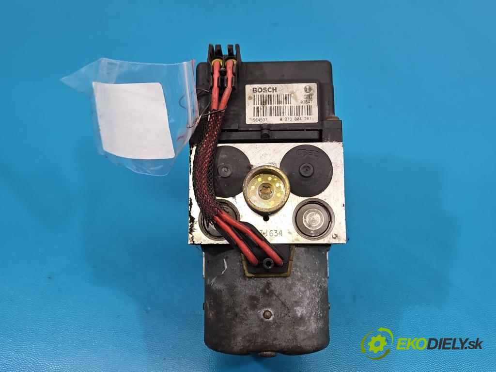 Audi A4 B5 1994-2001 1.6 8V 101 hp manual 74 kW 1595 cm3 4- čerpadlo abs 0273004281 (Pumpa ABS)