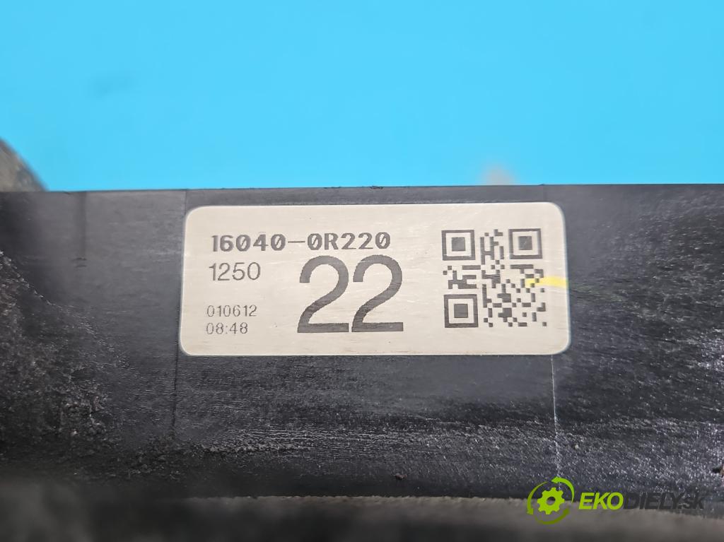 Toyota Verso 2009-2018 2.2 d4d 2AD 150 HP automatic 110 kW 2231 cm3 5- Ventilátor chladiča 16040-0R220