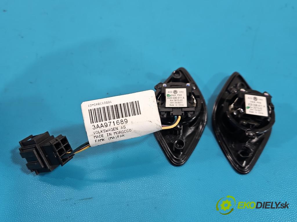 Vw Passat B7 2010-2014 1.6 tdi 105 HP manual 77 kW 1598 cm3 5- reproduktory komplet 3C8035454