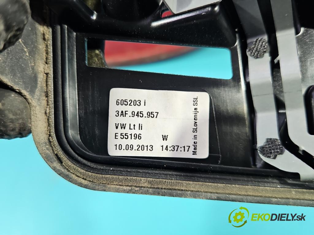 Vw Passat B7 2010-2014 1.6 tdi 105 hp manual 77 kW 1598 cm3 5- světlo zadní levé blatník: 3AF945095E