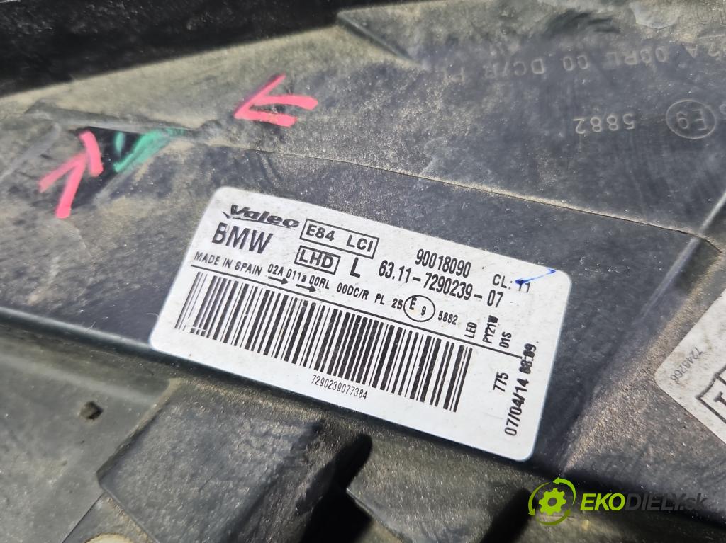 Bmw X1 E84 2009-2015 2.0d 184hp automatic 135 kW 1995 cm3 5- Reflektor: ľavý 90018090 (Kľučka dverí ostatné)