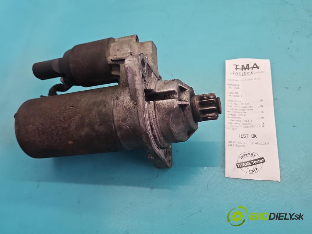 Vw Touran I 2003-2015 2.0 tdi 136hp manual 100 kW 1968 cm3 5- startér:  (Startér)