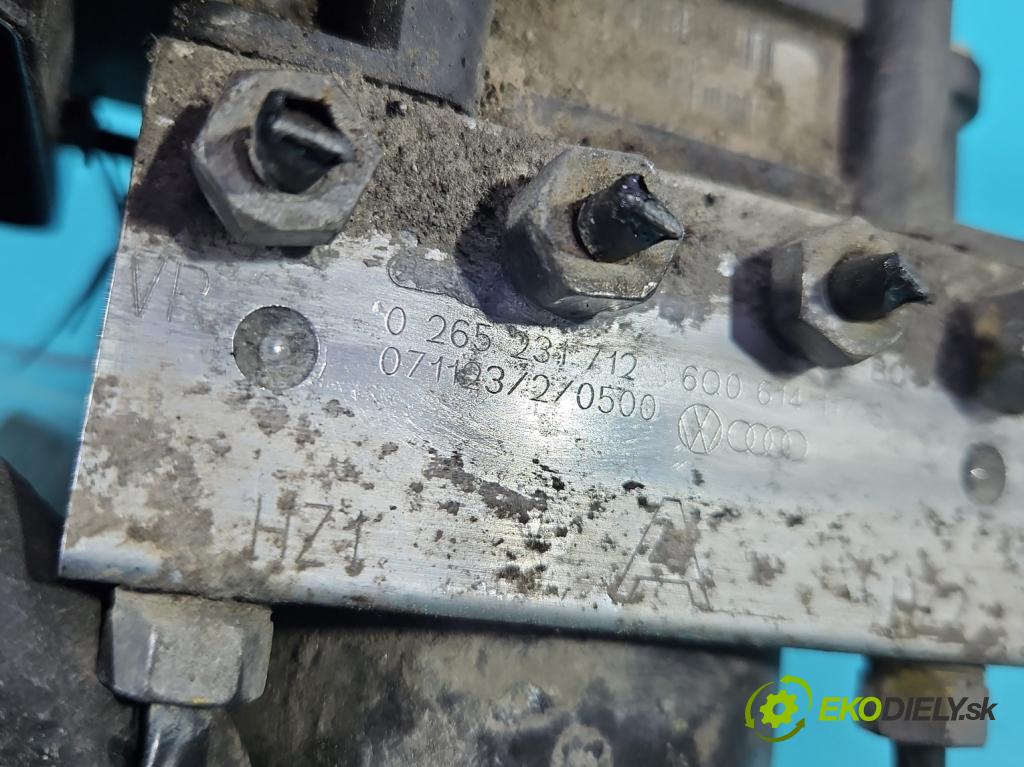 Skoda Fabia I 1999-2007 1.4 16V 80 HP manual 59 kW 1390 cm3 4- čerpadlo abs 0265231712 (Pumpa ABS)