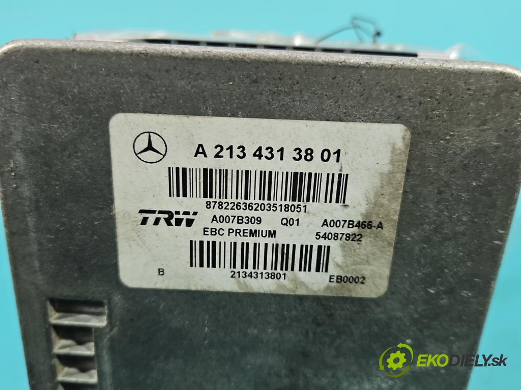 Mercedes E W213 2016-2023 2.0 cdi 654920 194KM automatic 143 kW 1950 cm3 5- čerpadlo abs A2134313801 (Pumpa ABS)