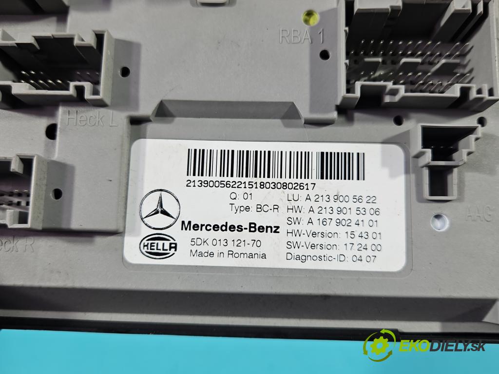 Mercedes E W213 2016-2023 2.0 cdi 654920 194KM automatic 143 kW 1950 cm3 5- řídící jednotka A2139005622